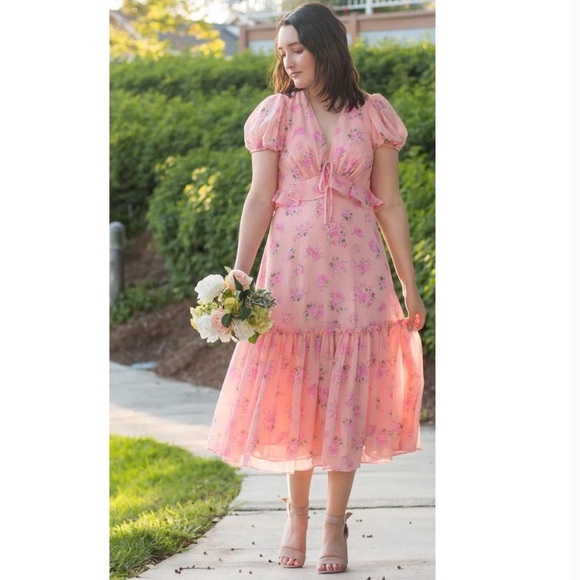 LoveShackFancy x Target Midi Dress - Picture 2 of 7